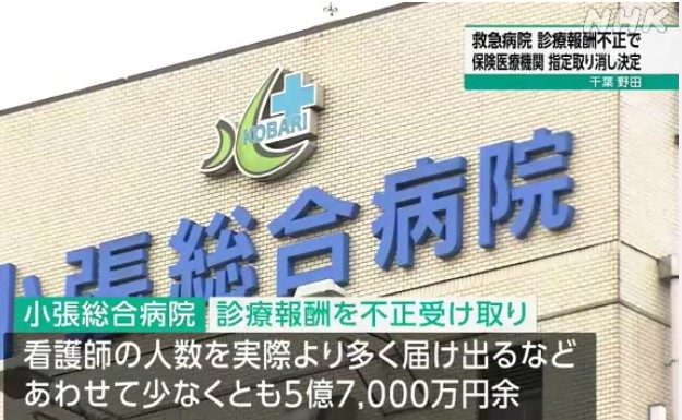 地方も都会も病院経営は本当に難しい時代に・・・【救急病院が診療報酬不正疑い保険医療機関指定取消決定 野田】