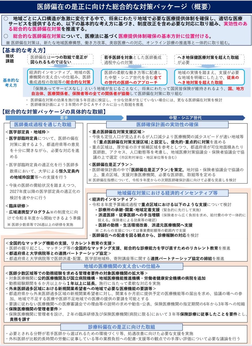 地方における医療提供の問題は、既に医師がキーファクターではなくなりつつある・・・【27年度の医学部定員削減へ　医師不足に配慮し微減の見込み　厚労省】