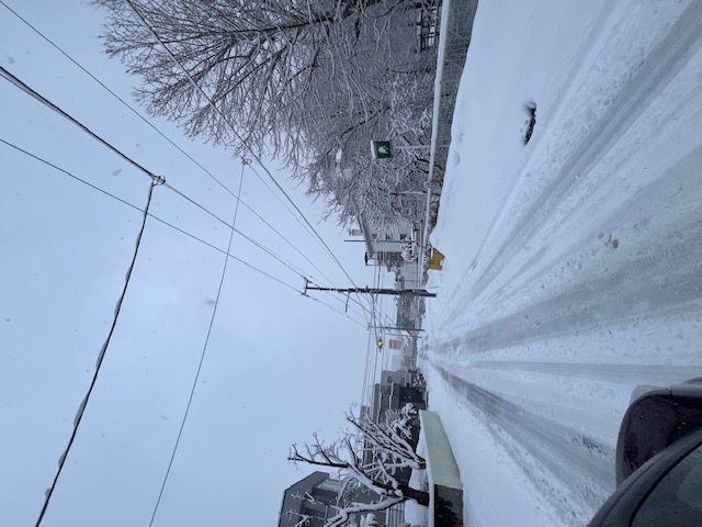 札幌は本日は大雪ですね。事故にだけは皆さん気をつけてください。