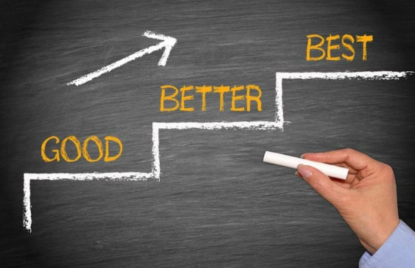 normal → good → better → best