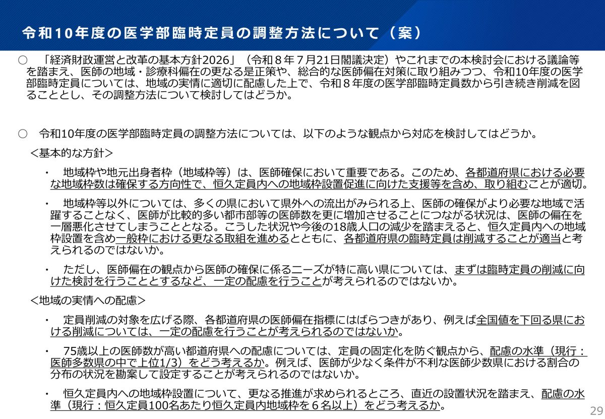 「柔軟な運用」の裏側にあるもの・・・地域枠医師、板挟みの構図で今後はどうなる？？【第15回医師養成過程検討会資料より】